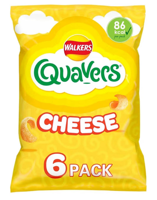 Quavers Cheese Multipack Snacks 6x16g