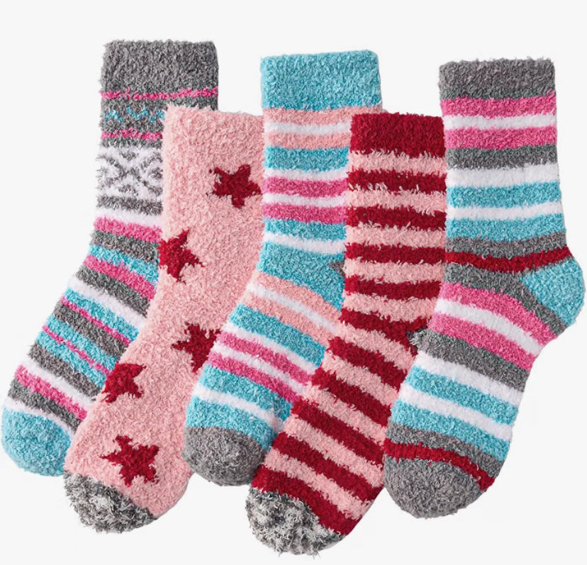 Fluffy Socks Stocking Fillers Women