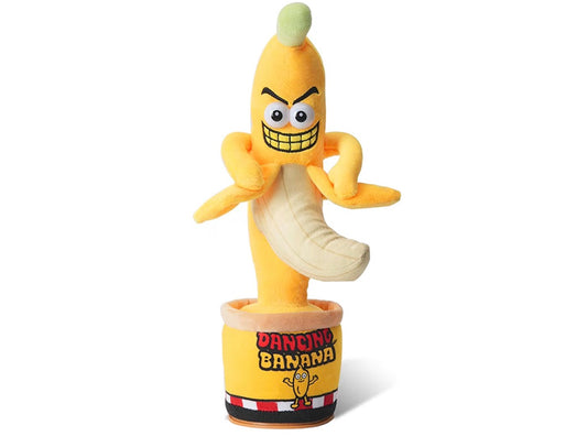 Funny Dancing Talking Banana Toy, Gifts Mimicking, Recording Repeating What You Say, Hilarious Laughs, Novelty Gag Gift for Adults Friends Coworkers Office