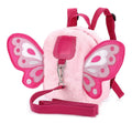 Fluff Butterfly Baby Toddler Backpack with Walking Harness, Purple | Safety Rein, Toddler Child Kid Anti-Lost Harness Leash, Backpack Bag with Strap Belt, For Kids Walking and Travel Outside