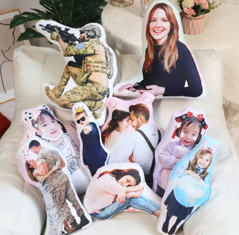 Personalized Photo DIY Humanoid Cushion