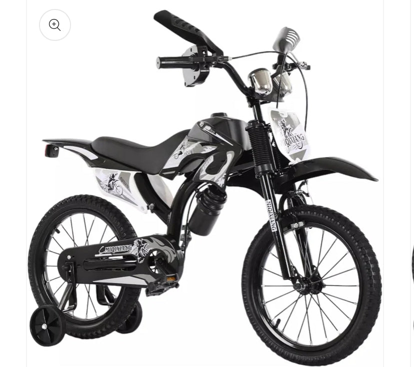 BOYS GIRLS MOTO BIKE with STABILISER 12 16 20 INCH