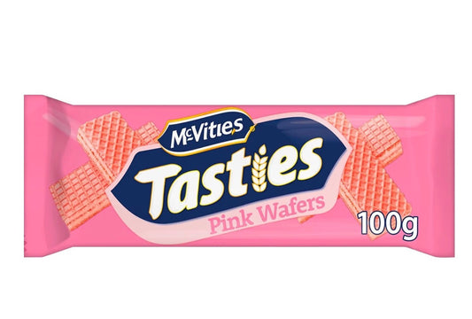 McVitie's Tasties Pink Wafer Biscuits, 100 g (Pack of 1)