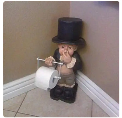 Bathroom statue