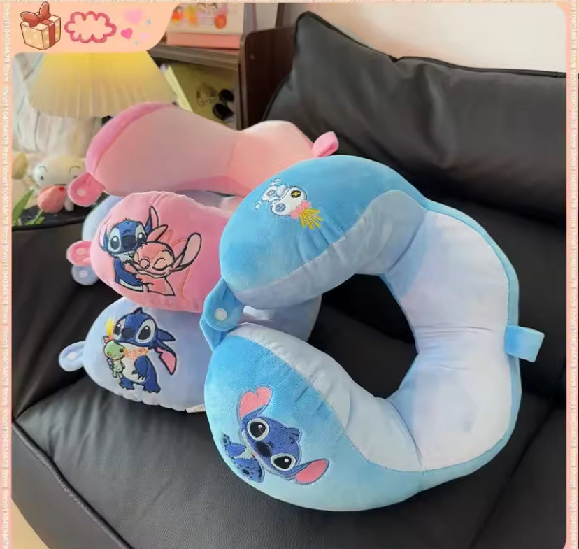 Cartoon Stitch U-shaped Neck Pillow Cervical Pillow For Sleeping Travel