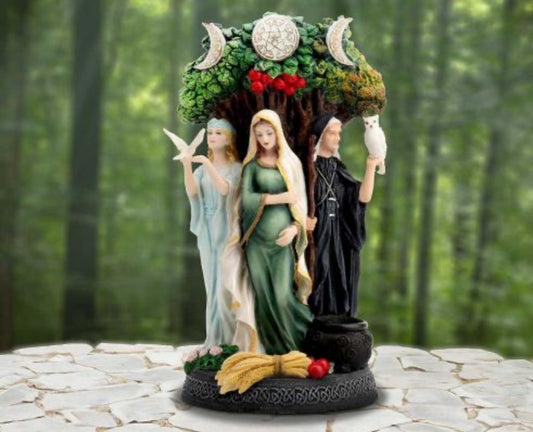 Maiden, Mother, Crone (Painted) 26cm