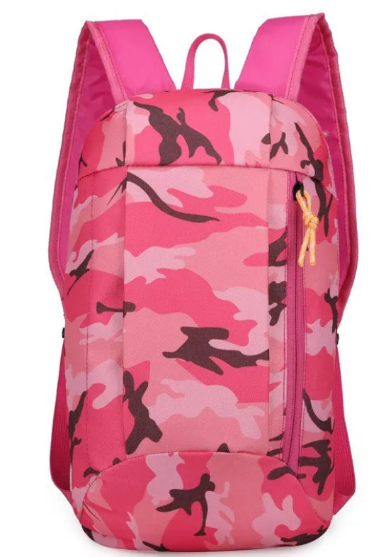 Lightweight Outdoor Travel Backpack Water-Repellent Polyester Casual Sports Daypack For Men Women