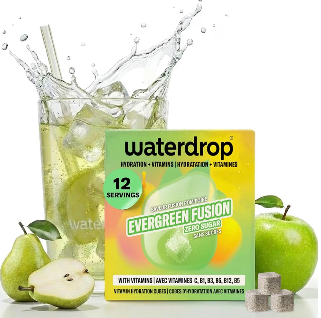waterdrop® Wildberry Fusion Hydration Tablets - 12 Sugar Free Water Flavouring Cubes
