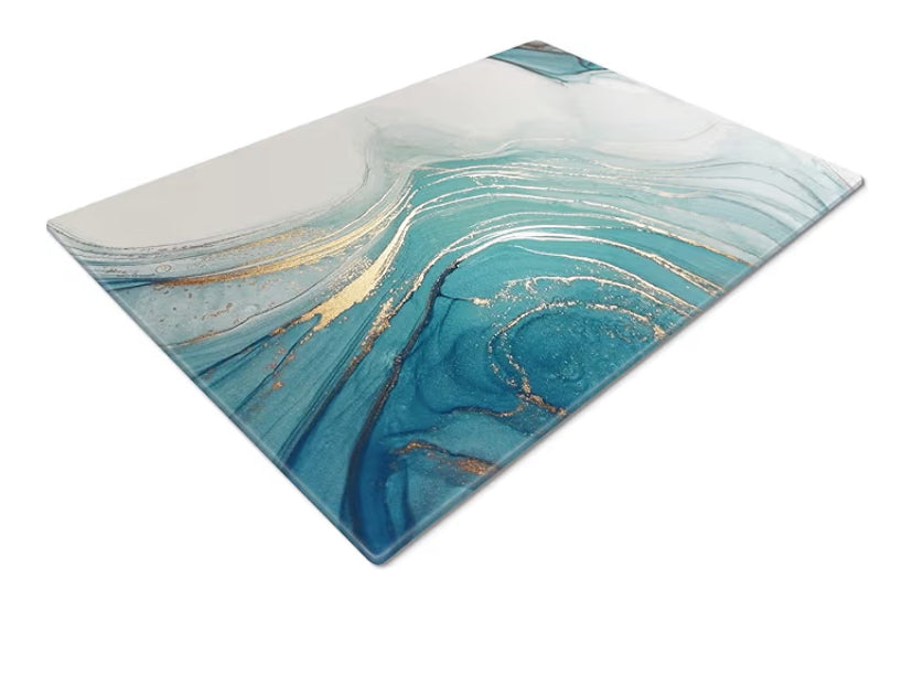 Glass Chopping Boards for Kitchens | Glass Worktop Savers for Kitchen | Cutting Boards for Kitchen | Small Chopping Board |