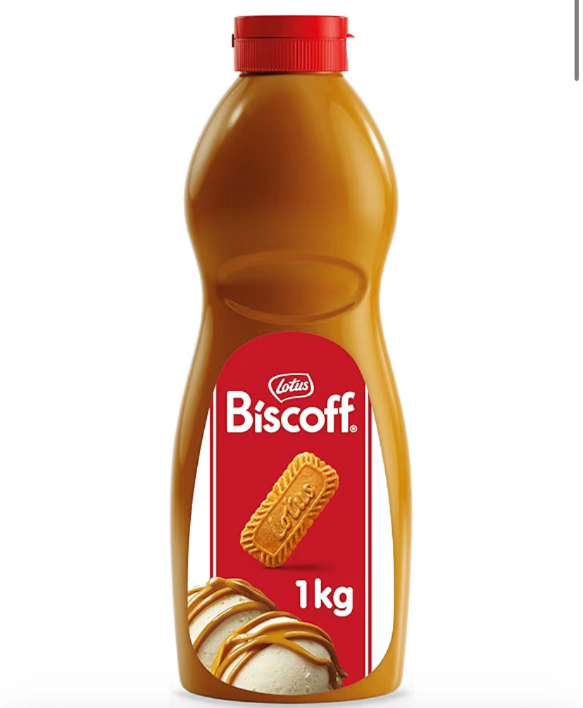 Sweet Spread Topping - Caramelised biscuit flavor - Vegan - No colours or added flavours - 1L, Packaging May Vary