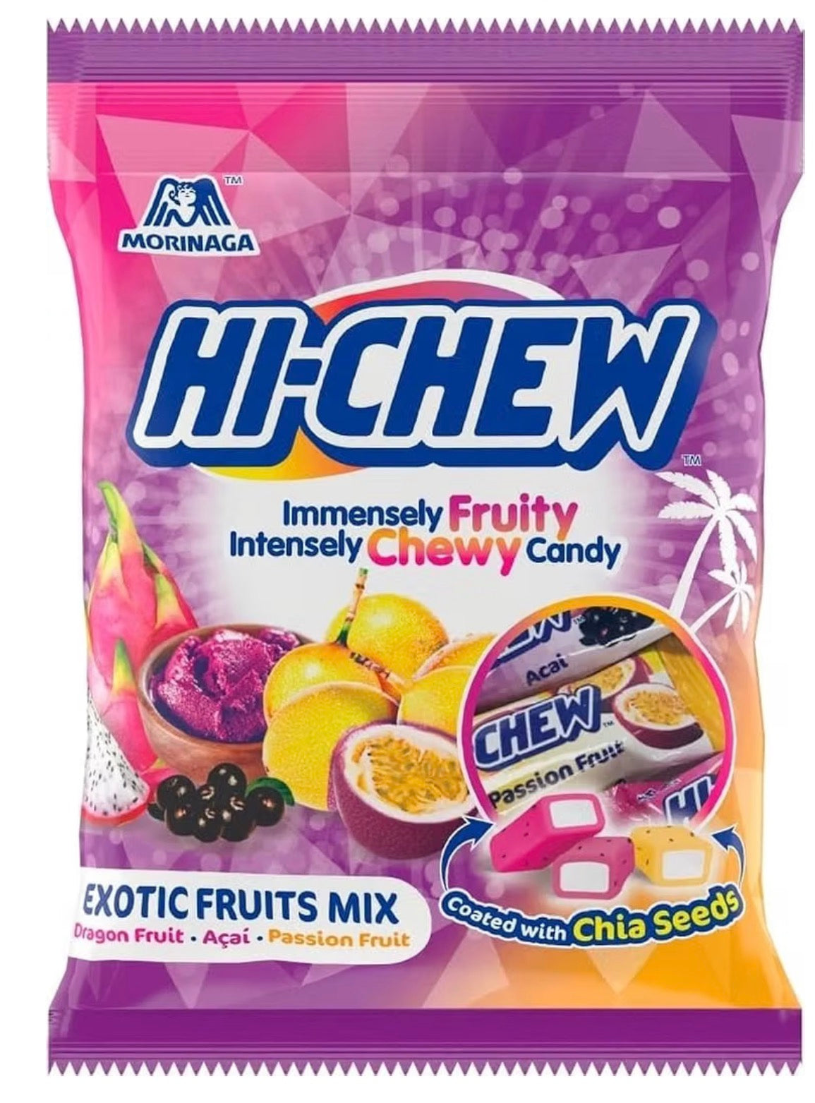 HI-CHEW Exotic Fruit Mix Chews 100g