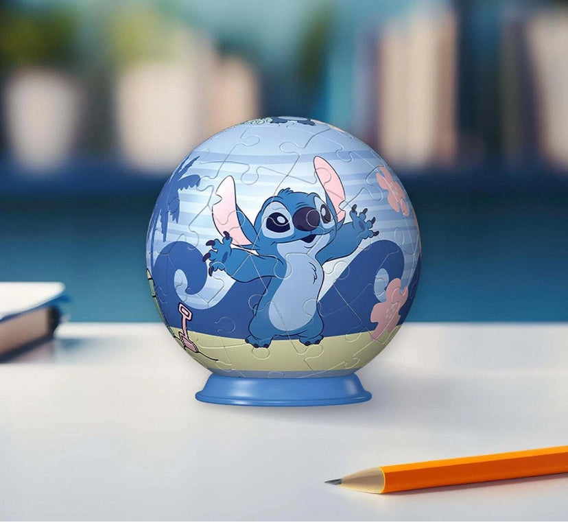 Blue alien 3D Puzzle Ball 54 Pieces