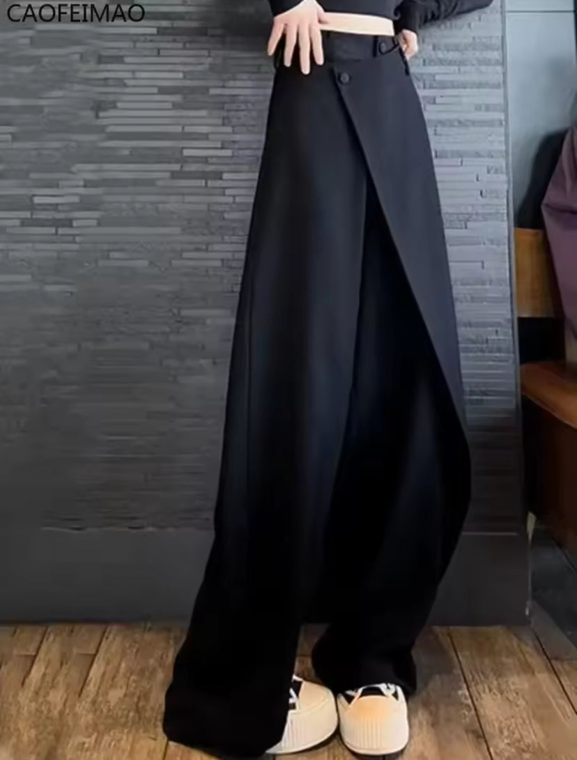 Wide Leg High Waist Pants Women