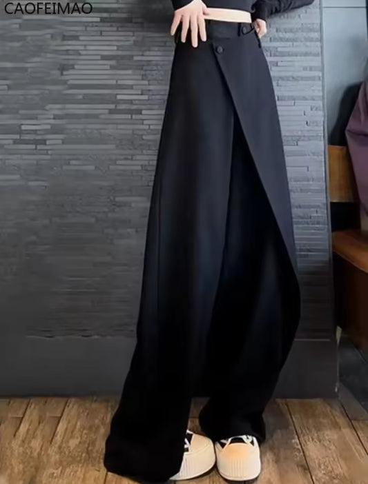 Wide Leg High Waist Pants Women