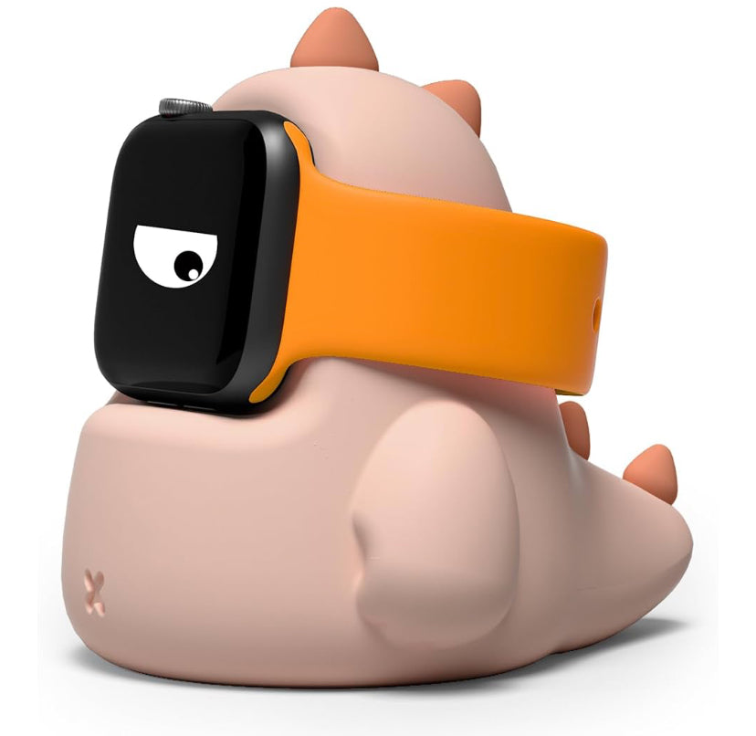 ELETIUO Charger Stand Compatible with Apple Watch Series Ultra/8/SE2/7/6/SE/5/4/3/2/1 (49mm,45mm, 44mm, 42mm, 41mm, 40mm, 38mm),Dinosaur iWatch Charging Dock,Supports Nightstand Mode