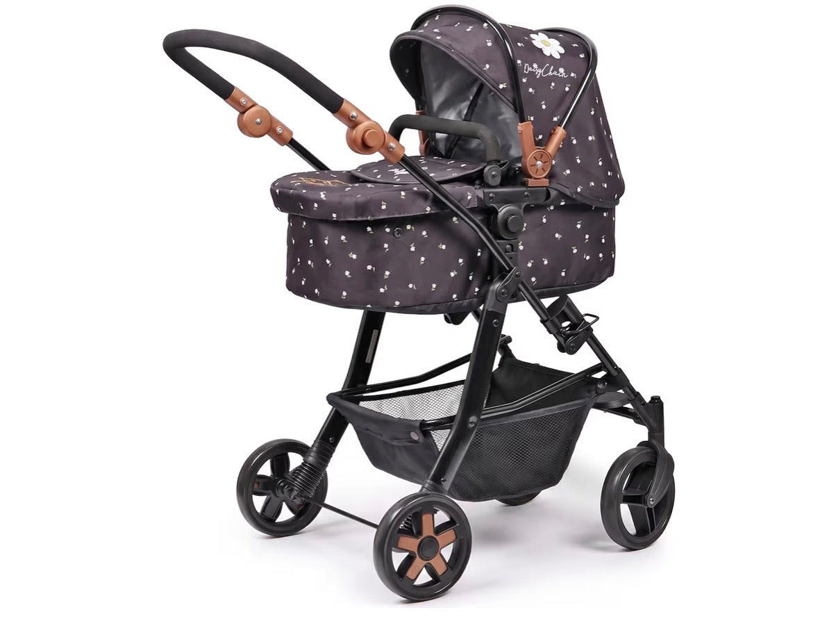 Daisy Chain Connect 5 in 1 Dolls Pram – (Twilight)
Adjustable Handles From 48-85cm - For 4,5,6,7 and 8 Year Old Girls – Baby Doll Pram, Pushchair, Stroller