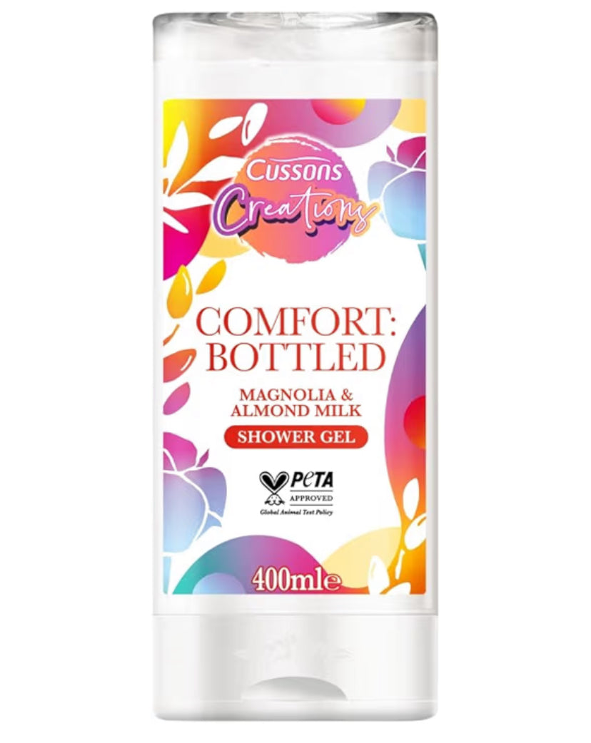 Cussons Creations Bodywash Magnolia & Almond, 400ml x2