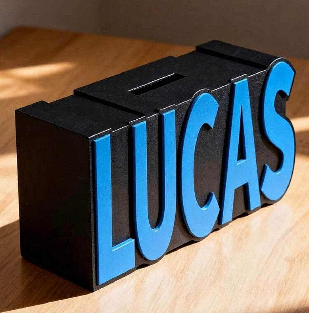 Personalized Resin Letter Piggy Bank, Customizable Letter.  Up to 8 letters