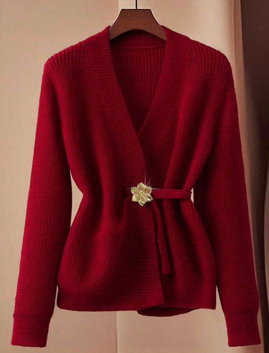 Women Winter Knitted Cardigan