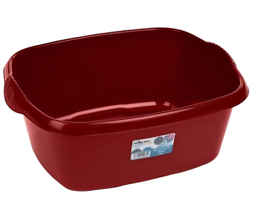 PLASTIC KITCHEN LARGE RECTANGULAR WASHING UP BOWL BASIN CUTLERY TIDY DRAINER