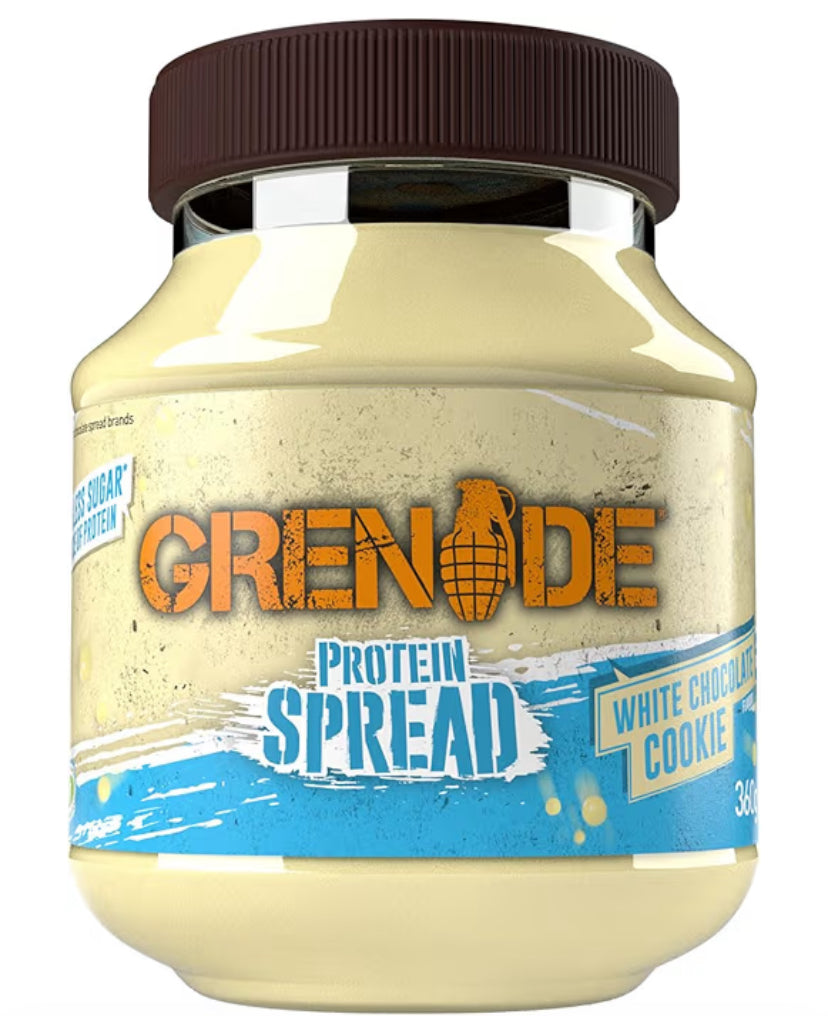 Grenade White Chocolate Cookie Protein Spread, 1 x 360 g Jar