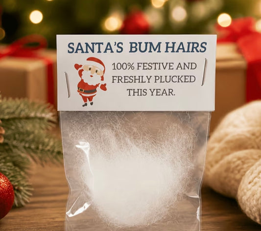 1pc Santa Claus Butt Hair - Fun Prank Gift