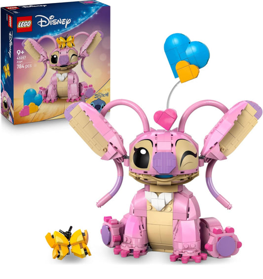 Brick Built Display Figure with 3 Heart Balloons & a Butterfly - Gift for 9+ Year Old Girls, Boys and Adult Fans