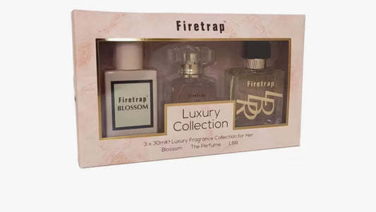 Firetrap Her Luxury Fragrance Collection EDTS 30mlx 3 Blossom, The Perfume, LBR Womens Fragrance Gitf Set