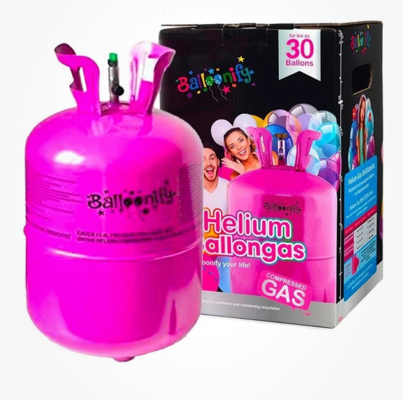 Balloonify Helium Gas Tank Party Kit | Inflates Up to 30 Balloons – Portable
