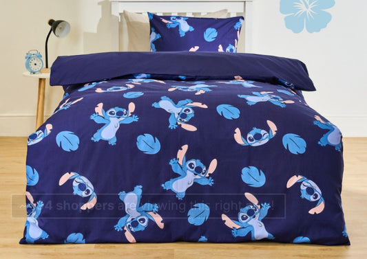 Alien Printed Duvet Cover Set, Blue - Single