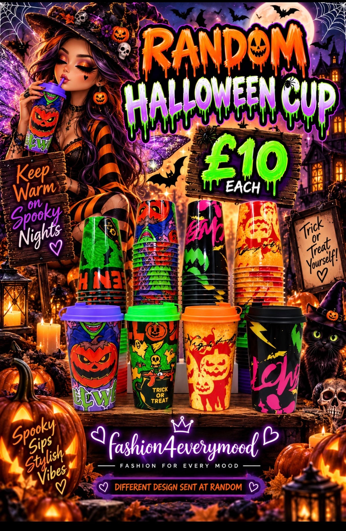 Spooky pumpkin 🎃cups