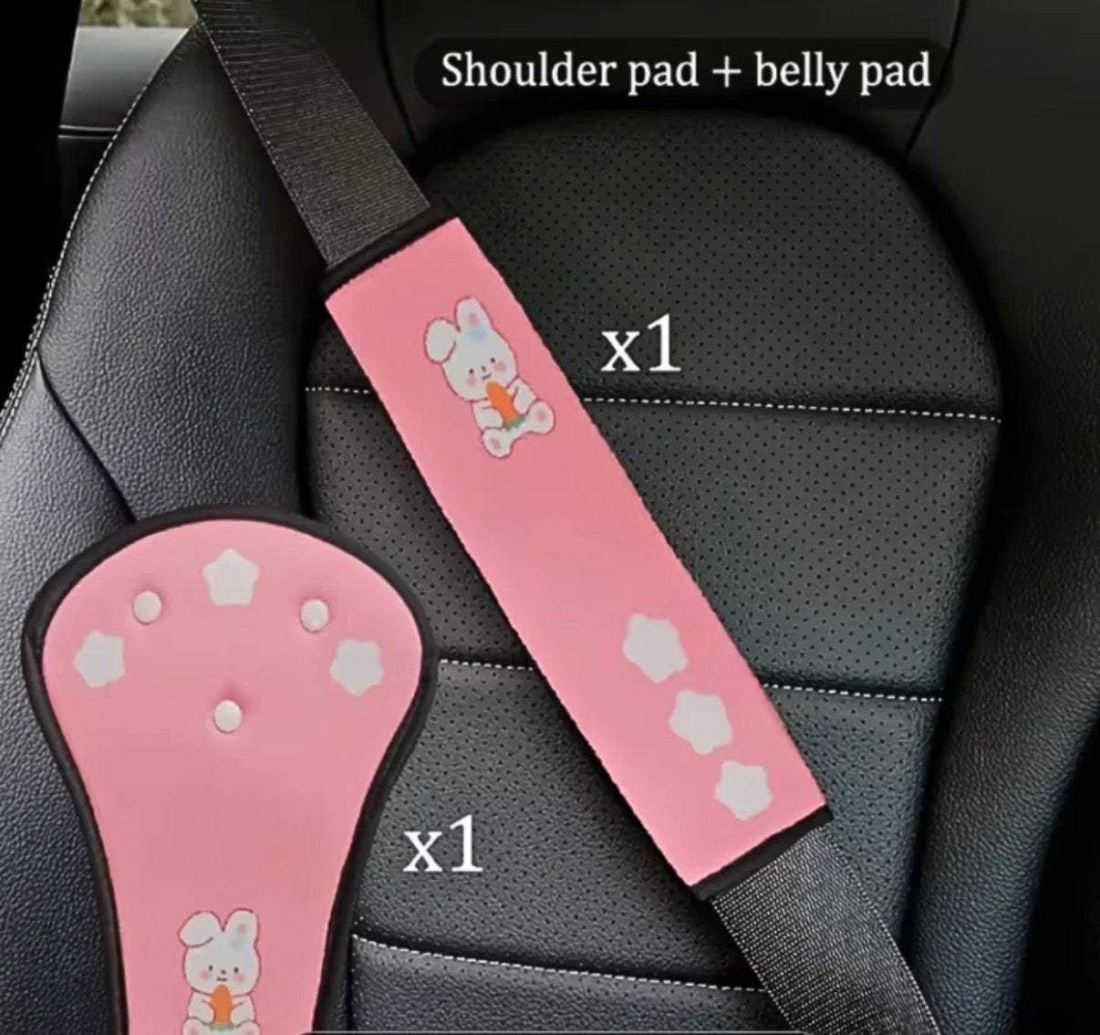 2PCS Kids Car Safety Seat Belt Pillow Strap Cover Harness