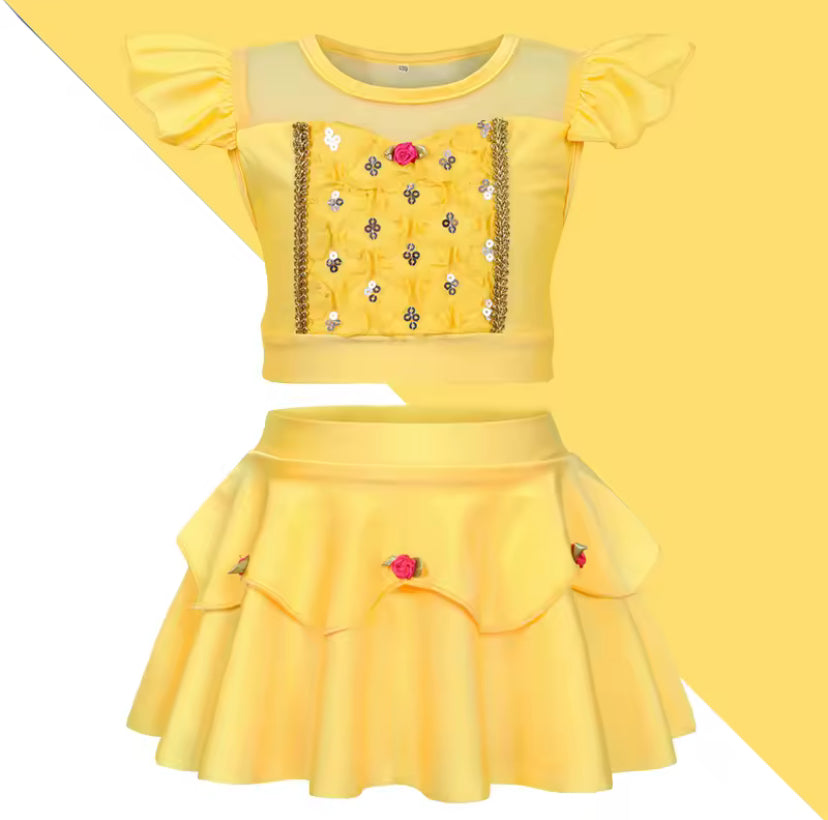 Girls Two Piece Swimsuit
