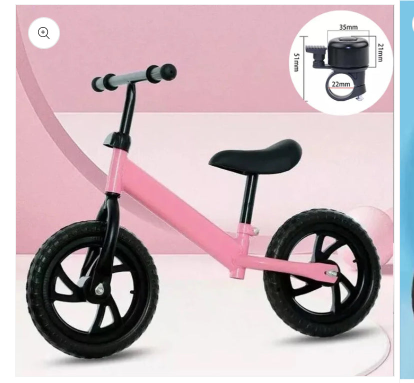 12" Kids Balance Bike Walking Running Training Bicycle For 2-6 Years
