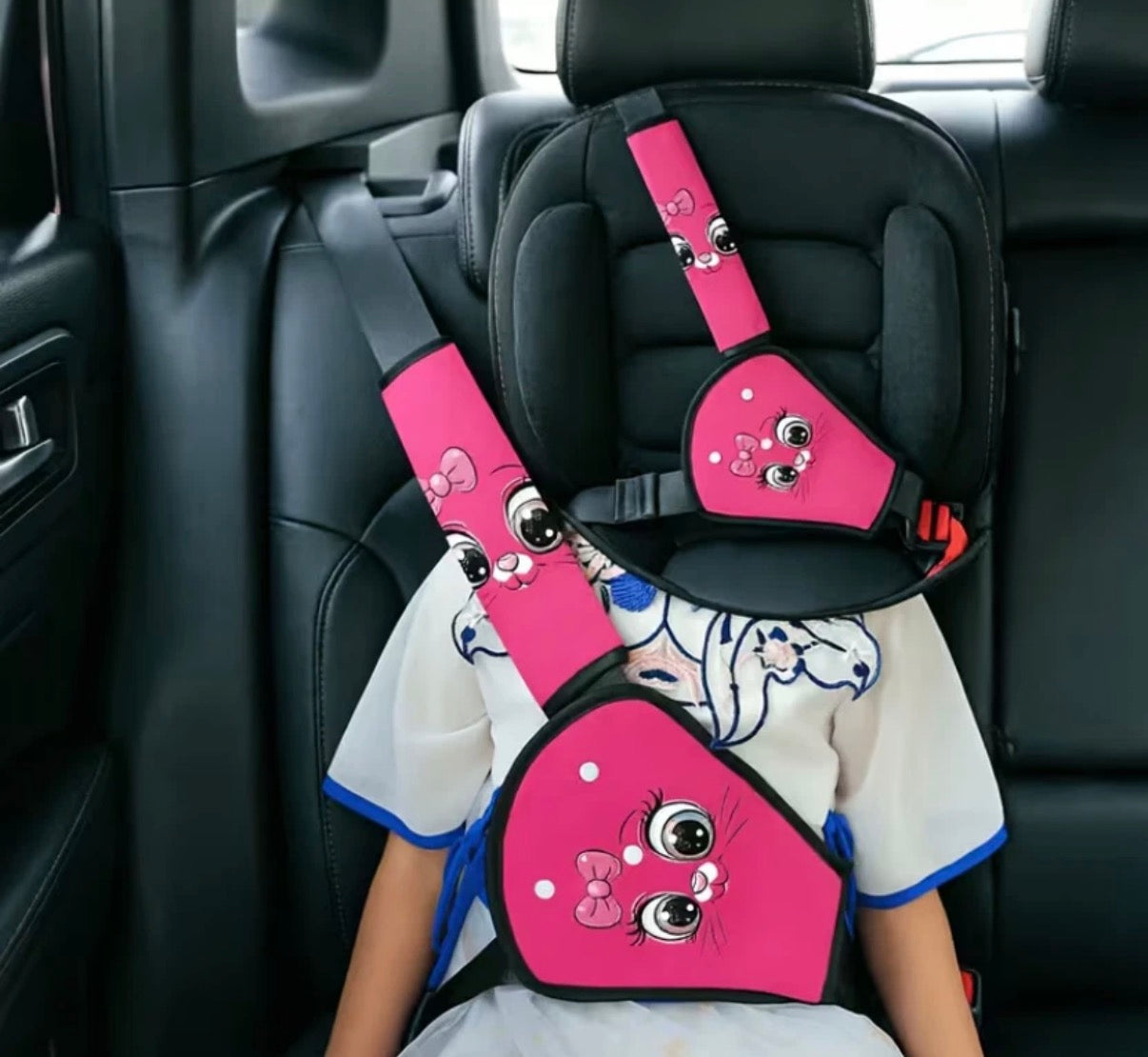 2PCS Kids Car Safety Seat Belt Pillow Strap Cover Harness