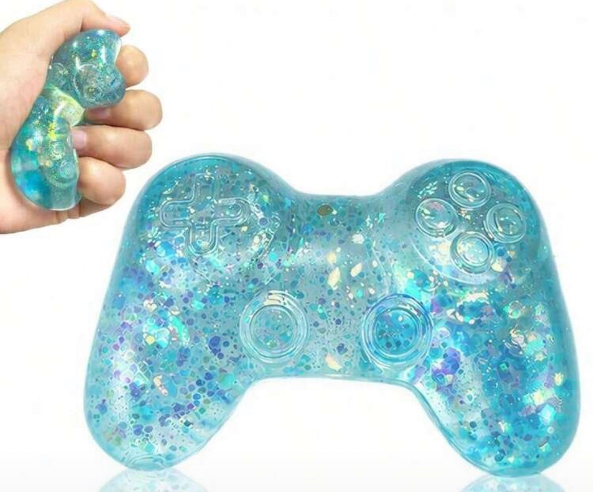 1pc Soft Game Controller Stress Relief Ball, Decompression Toy, Soft Filled Squeeze Toy, Stress-Relief