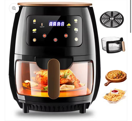 Air Fryer, 6QT Airfryer Oven with Viewing Window