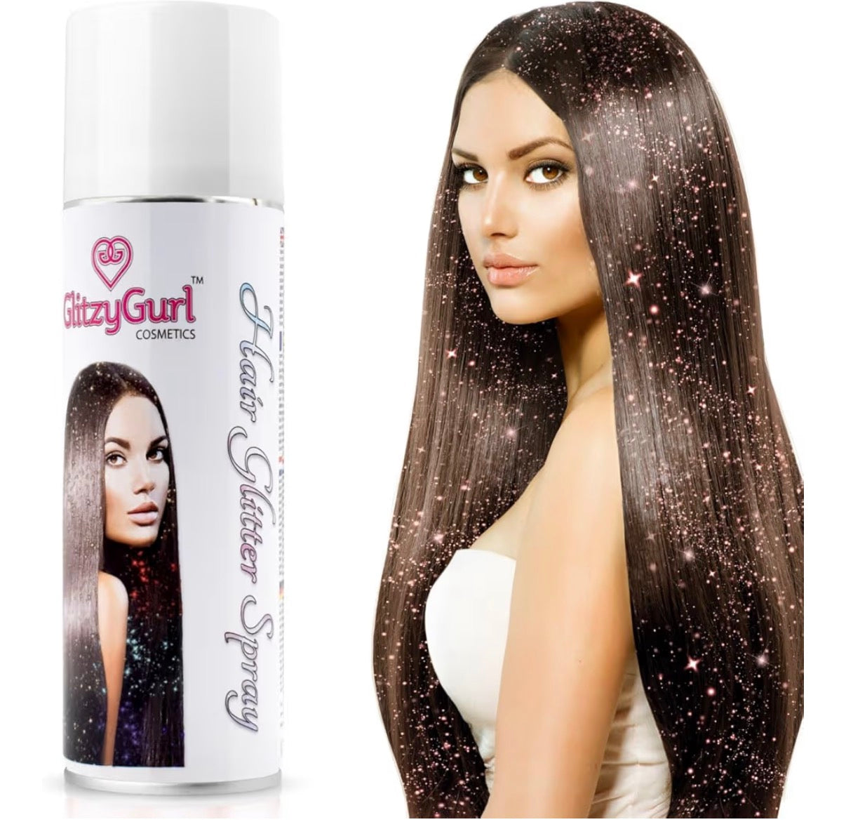 Hair Glitter Spray 125ml Made in UK (Rainbow Mix)