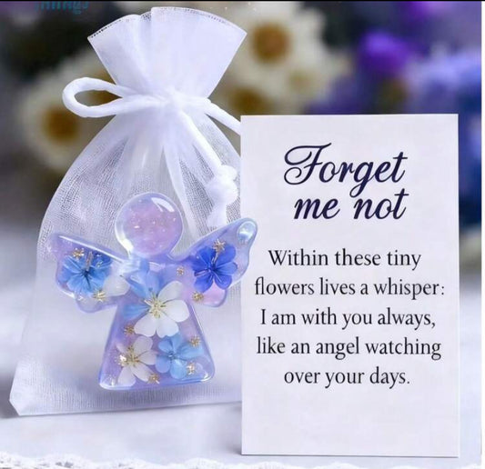 1 Set Angel Wings Pocket Angel Decor And Inspirational Card - Angel Decor/Multifunctional Outdoor Home Decoration, Wedding, Gift For Friends, Lover, Family - Angel Memorabilia, Car Rearview Mirror Decor, Party Decoration.