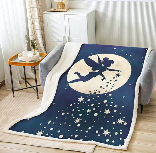 Tinker Bell Modern Printed Home Bed Blanket