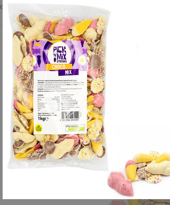 Pick n Mix Station Choco Mix - 1 x 1kg Bag