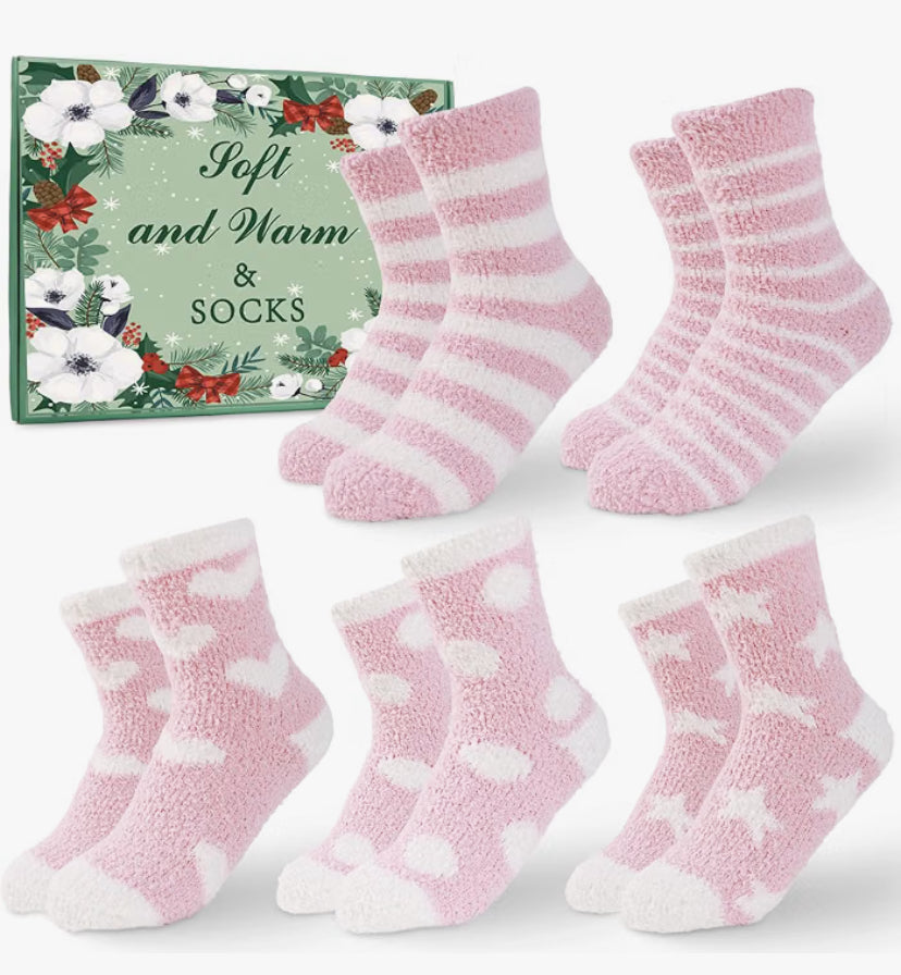Fluffy Socks Stocking Fillers Women