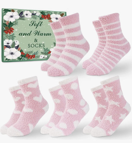 Fluffy Socks Stocking Fillers Women