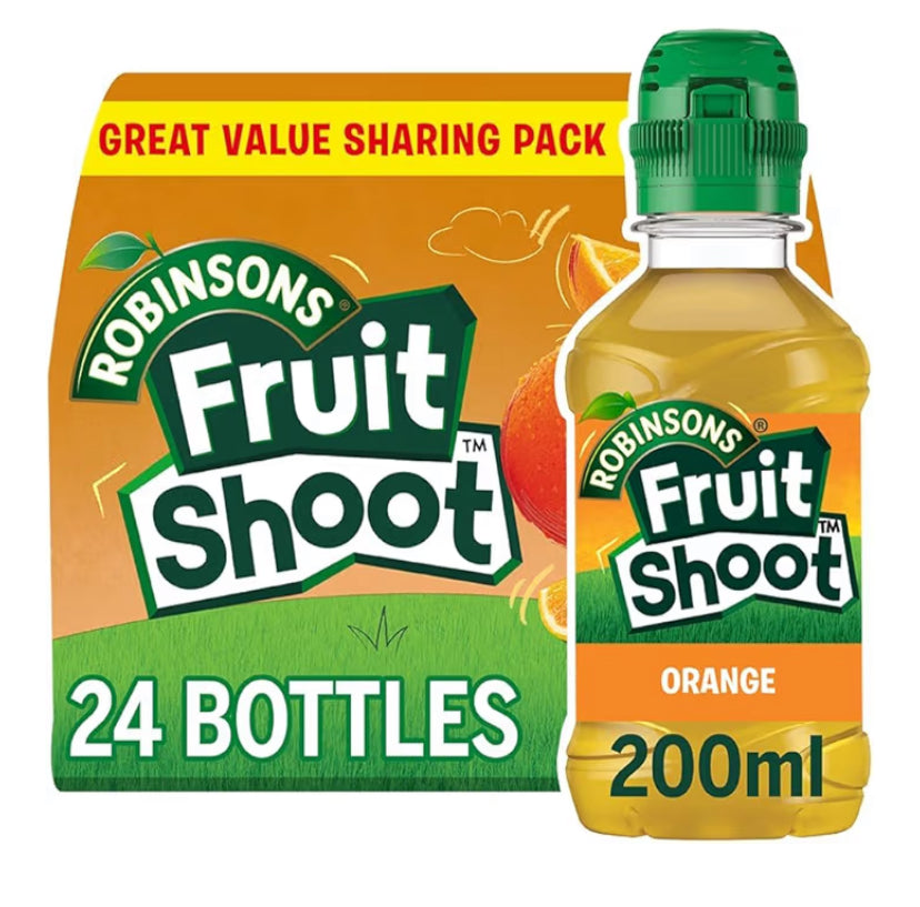 Fruit Shoot Apple & Blackcurrant, 200 ml (Pack of 24)