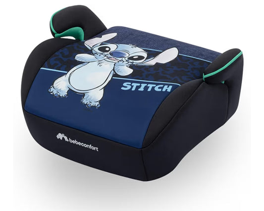 Disney Manga i-Safe, Car Booster Seat, Stitch Car Seat, 6–12 Years, 128–150cm, 22-36 kg, Lightweight, Easy Belt Installation, Fully Padded, Soft-Touch Fabrics, Authentic Stitch