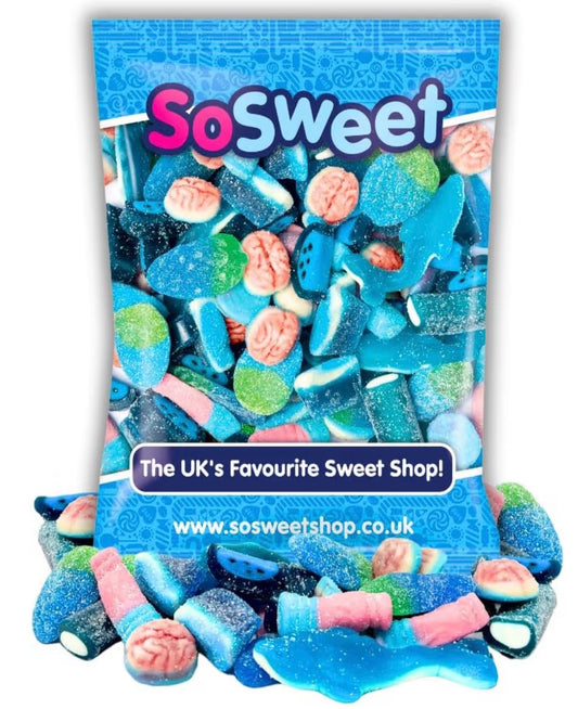 SoSweet Fizzy Sweet Mix – 1kg Bulk Bag of Tangy Pick & Mix Sweets