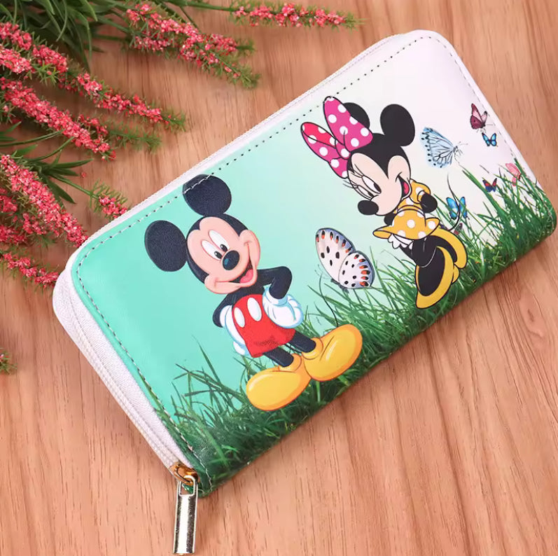 Mickey Minnie Girls Long Wallet