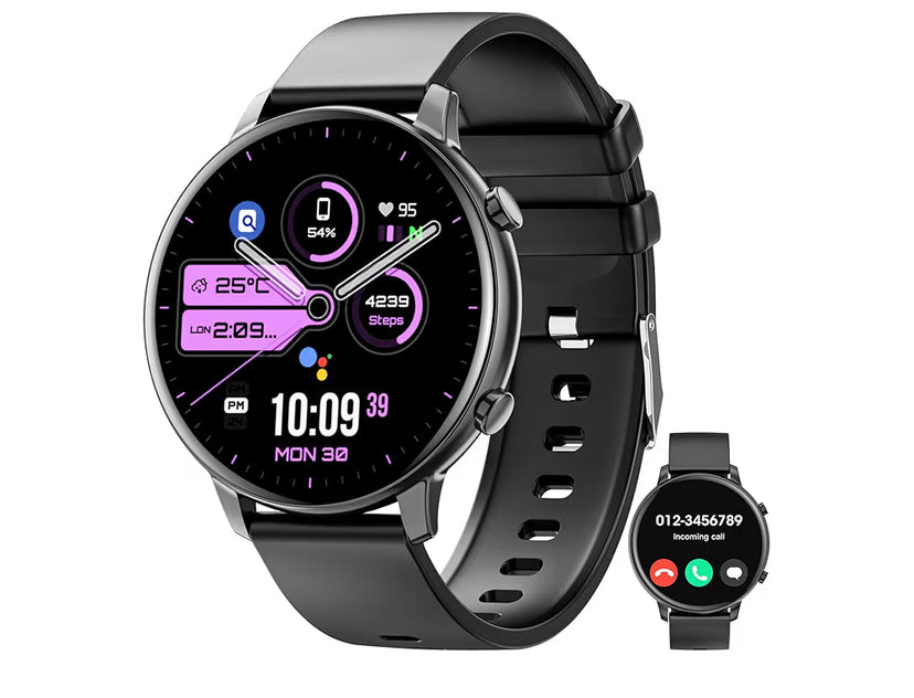 Hwagol Smart Watch (Answer/Make Calls), 1.39" Fitness Tracker, Smartwatch Heart Rate/Sleep Monitor/Pedometer/Calories, 140+ Sports Modes, Waterproof Women's Men's Fitness Watch for Android iOS