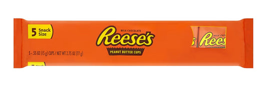 Peanut Butter Cup, American Candy, Snack Size, 5 pack 77g
