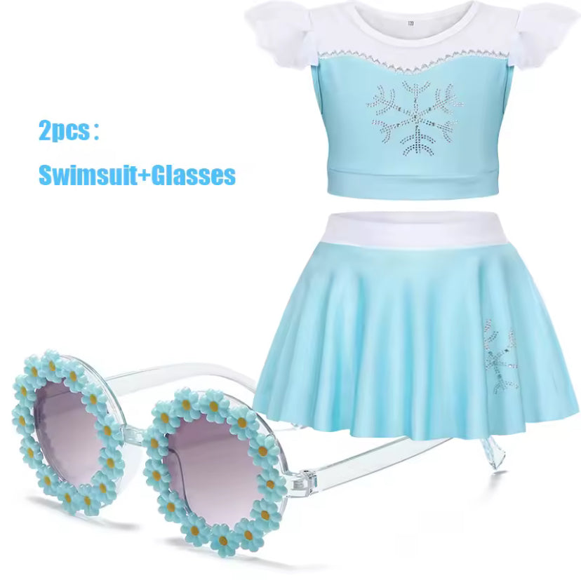 Girls Two Piece Swimsuit